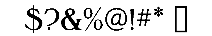 Milton Regular Font OTHER CHARS