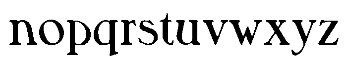 Milton Regular Font LOWERCASE