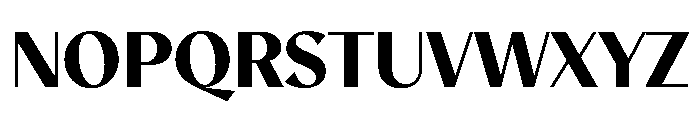 MinSans Black Font UPPERCASE