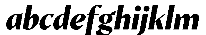 MinSans BlackItalic FONT