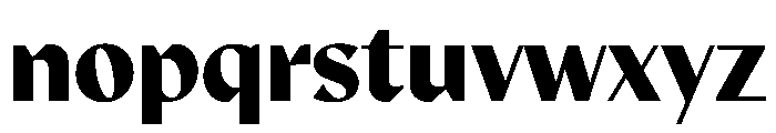 MinSans Black Font LOWERCASE
