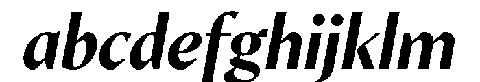 MinSans BoldItalic FONT
