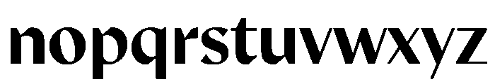 MinSans Bold Font LOWERCASE