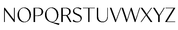 MinSans Book Font UPPERCASE