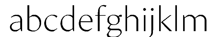 MinSans Light FONT