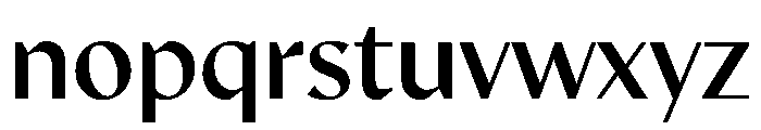 MinSans Medium Font LOWERCASE