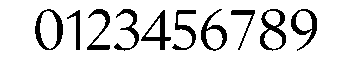 MinSans Regular Font OTHER CHARS