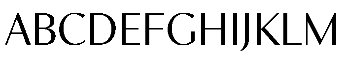 MinSans Regular Font UPPERCASE