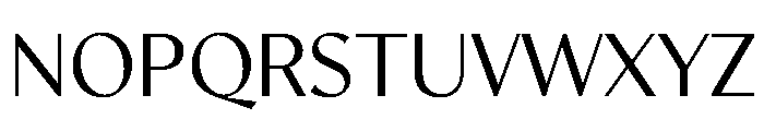 MinSans Regular Font UPPERCASE