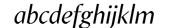 MinSans RegularItalic FONT