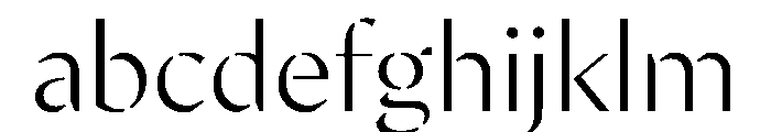 MinSansStencil Book FONT