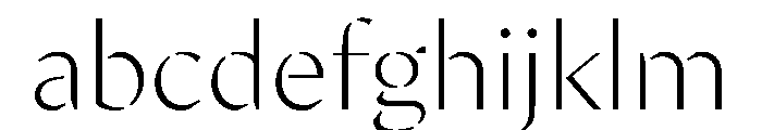 MinSansStencil Light FONT