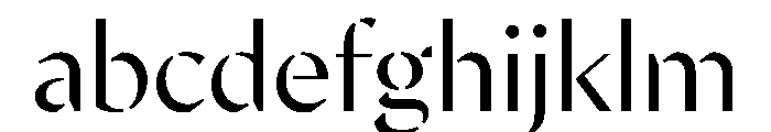 MinSansStencil Regular FONT