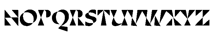 Minerale Black Font UPPERCASE