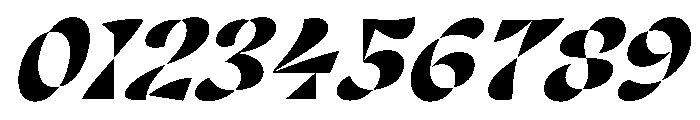 Minerale BlackItalic Font OTHER CHARS