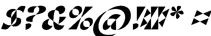 Minerale BlackItalic Font OTHER CHARS