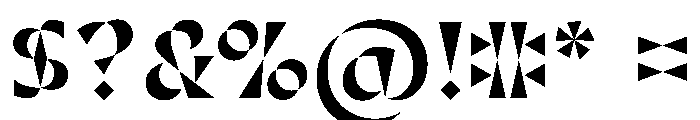 Minerale Bold Font OTHER CHARS