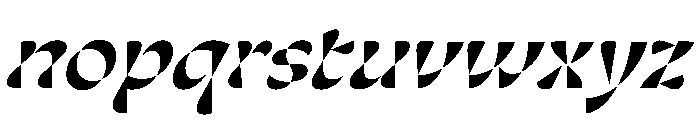 Minerale BoldItalic Font LOWERCASE