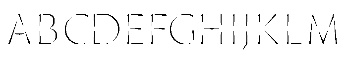 Minerale ExtraLight Font UPPERCASE