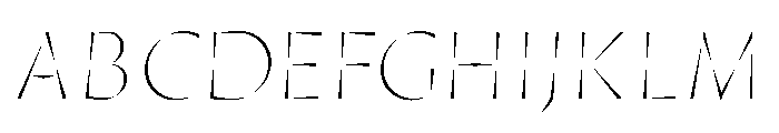 Minerale ExtraLightItalic Font UPPERCASE
