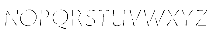 Minerale ExtraLightItalic Font UPPERCASE