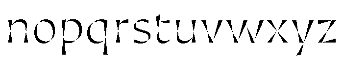 Minerale Light Font LOWERCASE