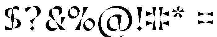 Minerale Medium Font OTHER CHARS