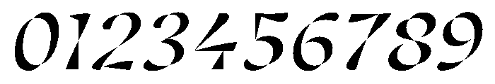 Minerale MediumItalic Font OTHER CHARS