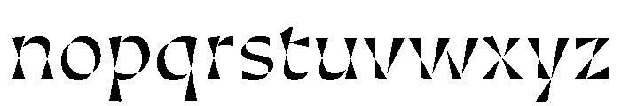Minerale Medium Font LOWERCASE