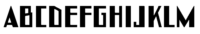 Minicus Regular Font UPPERCASE