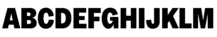 MintGroteskDisplay CondensedBlack Font UPPERCASE