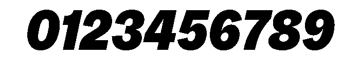 MintGroteskDisplay CondensedBlackItalic Font OTHER CHARS