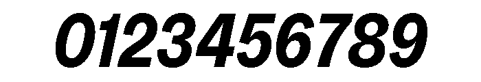 MintGroteskDisplay CondensedBoldItalic Font OTHER CHARS