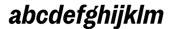 MintGroteskDisplay CondensedBoldItalic FONT