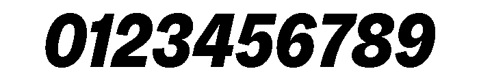 MintGroteskDisplay CondensedExtraBoldItalic Font OTHER CHARS