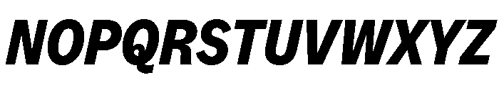 MintGroteskDisplay CondensedExtraBoldItalic Font UPPERCASE