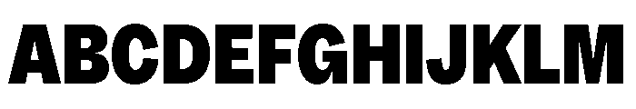 MintGroteskDisplay CondensedHeavy Font UPPERCASE