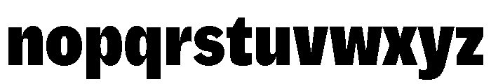 MintGroteskDisplay CondensedHeavy Font LOWERCASE