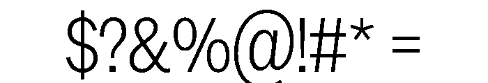 MintGroteskDisplay CondensedLight Font OTHER CHARS
