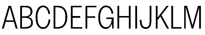 MintGroteskDisplay CondensedLight Font UPPERCASE