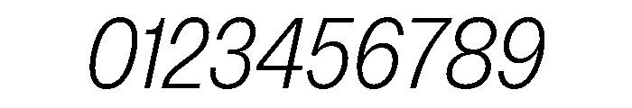 MintGroteskDisplay CondensedLightItalic Font OTHER CHARS