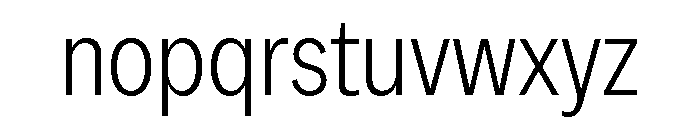 MintGroteskDisplay CondensedLight Font LOWERCASE