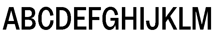 MintGroteskDisplay CondensedMedium Font UPPERCASE