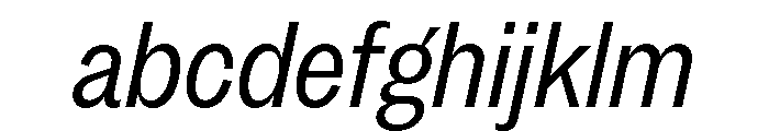 MintGroteskDisplay CondensedRegularItalic FONT