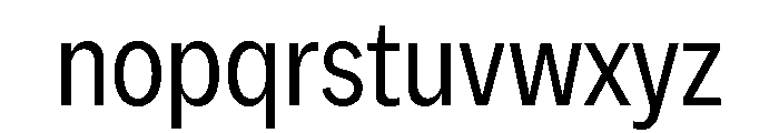 MintGroteskDisplay CondensedRegular Font LOWERCASE