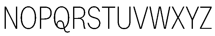 MintGroteskDisplay CondensedThin Font UPPERCASE