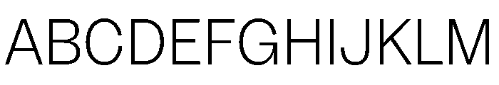 MintGroteskDisplay NarrowLight Font UPPERCASE