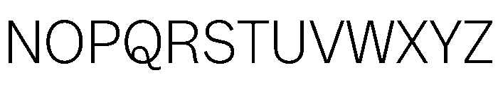 MintGroteskDisplay NarrowLight Font UPPERCASE