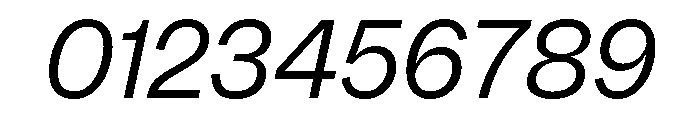 MintGroteskDisplay NarrowRegularItalic Font OTHER CHARS