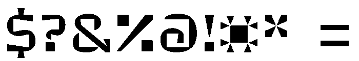 Minuscule2 Regular Font OTHER CHARS
